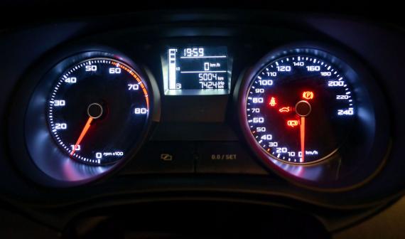 Seat Ibiza Style - zegary licznika